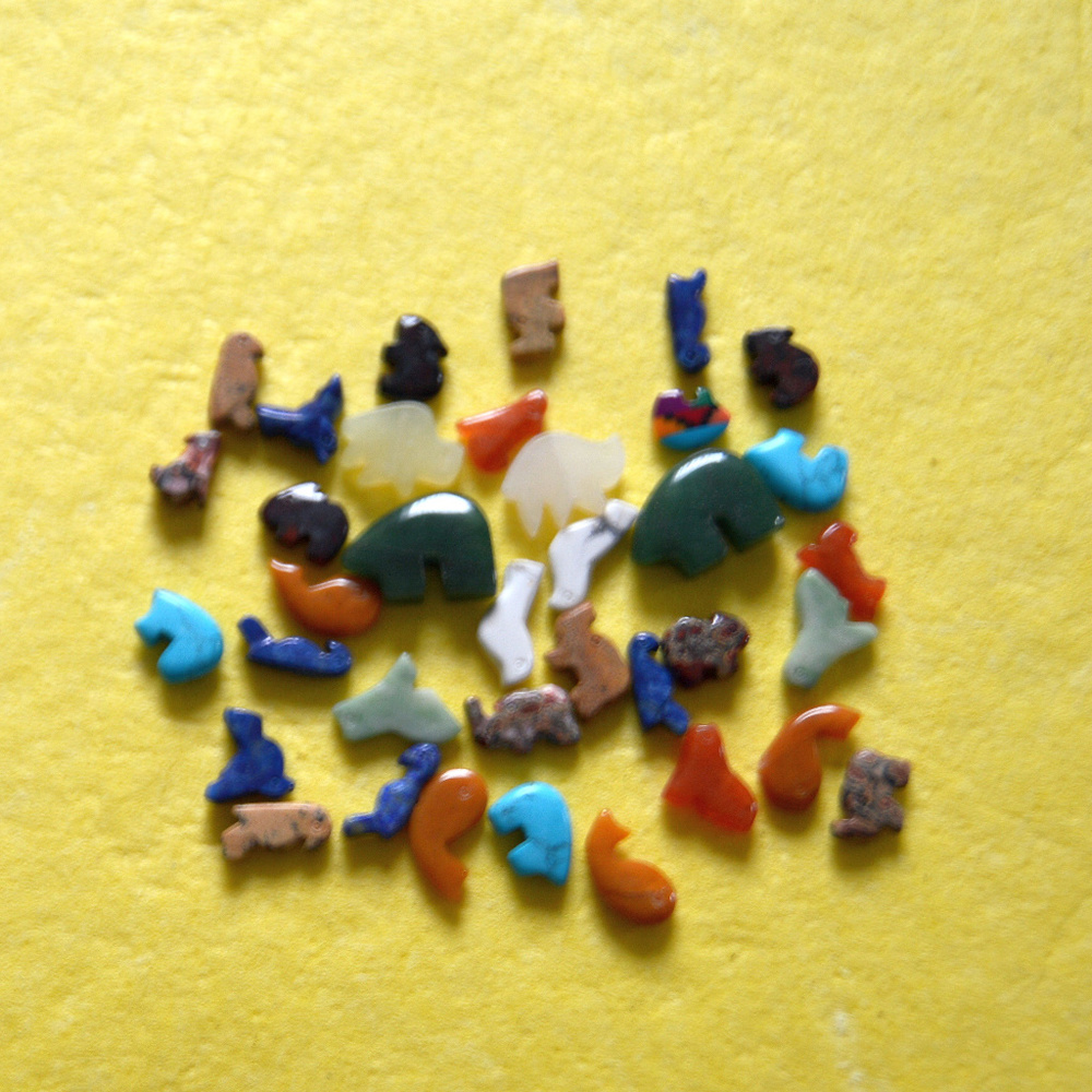 Zuni Beads, 30 mixed zuni beads